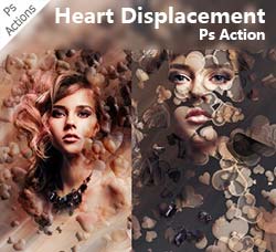 PS动作－心花怒放：Heart Displacement - Ps Action